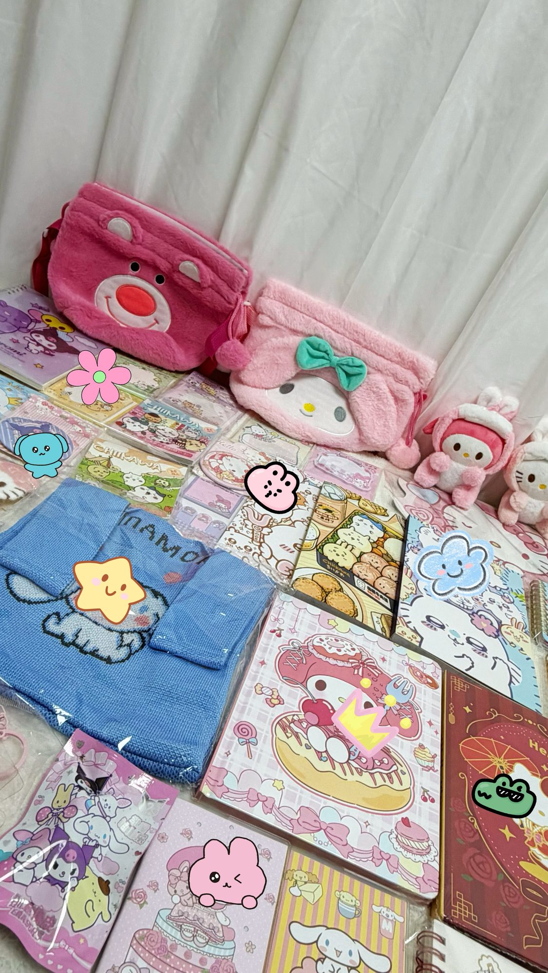 LuckyScoop Mystery Box product image 1 - Hello Kitty My Melody Kuromi kawaii plush stationery toys accessories cute collectibles unboxing
