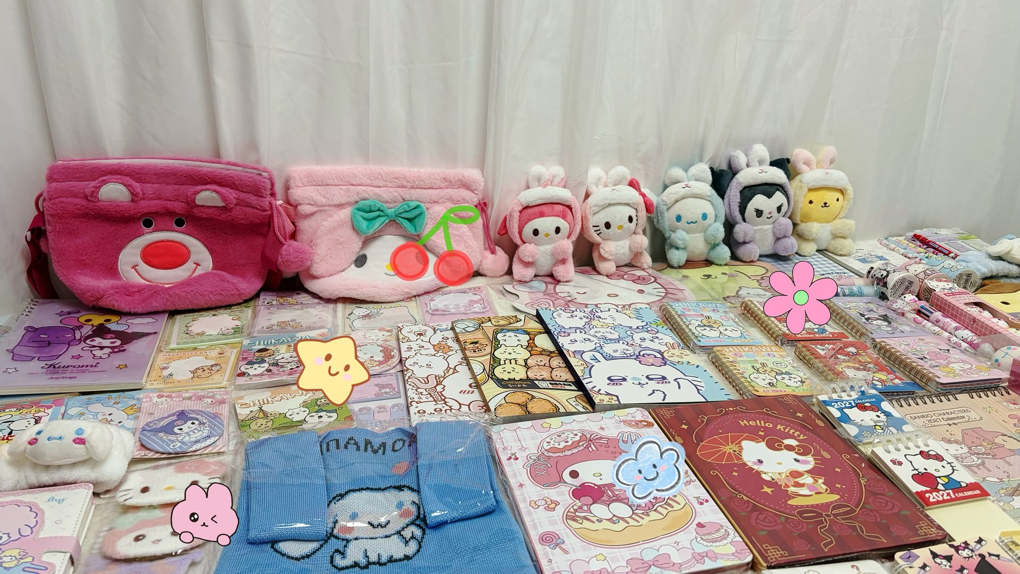 LuckyScoop Mystery Box product image 3 - Hello Kitty My Melody Kuromi kawaii plush stationery toys accessories cute collectibles unboxing