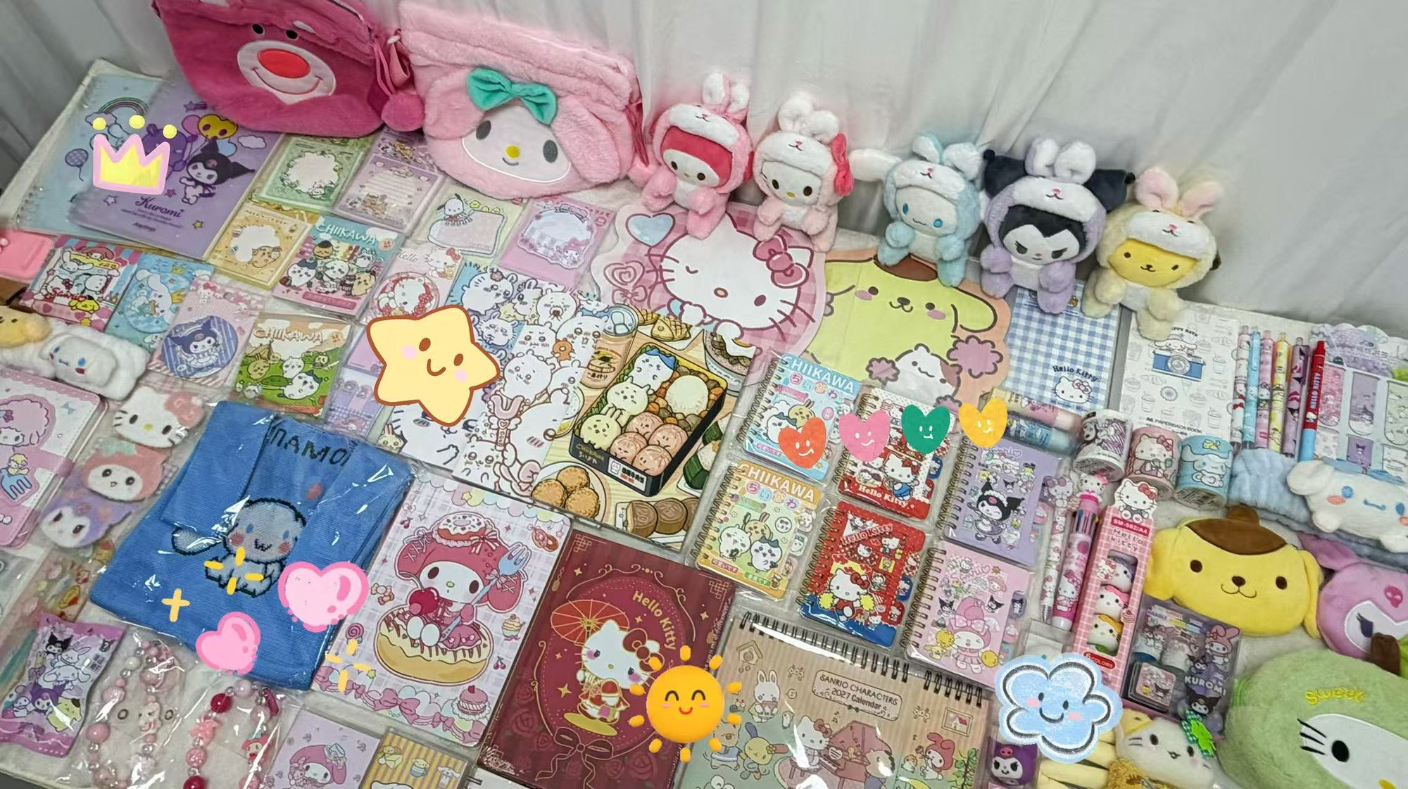 LuckyScoop Mystery Box product image 4 - Hello Kitty My Melody Kuromi kawaii plush stationery toys accessories cute collectibles unboxing